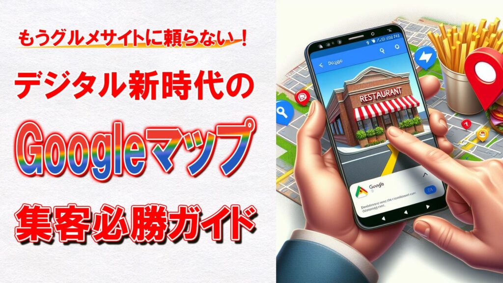 もうグルメサイトに頼らない！デジタル新時代のGoogleマップ集客必勝ガイド