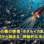 北陸からの春の使者：ホタルイカまとめ　～富山湾から始まる、神秘的な光の物語～