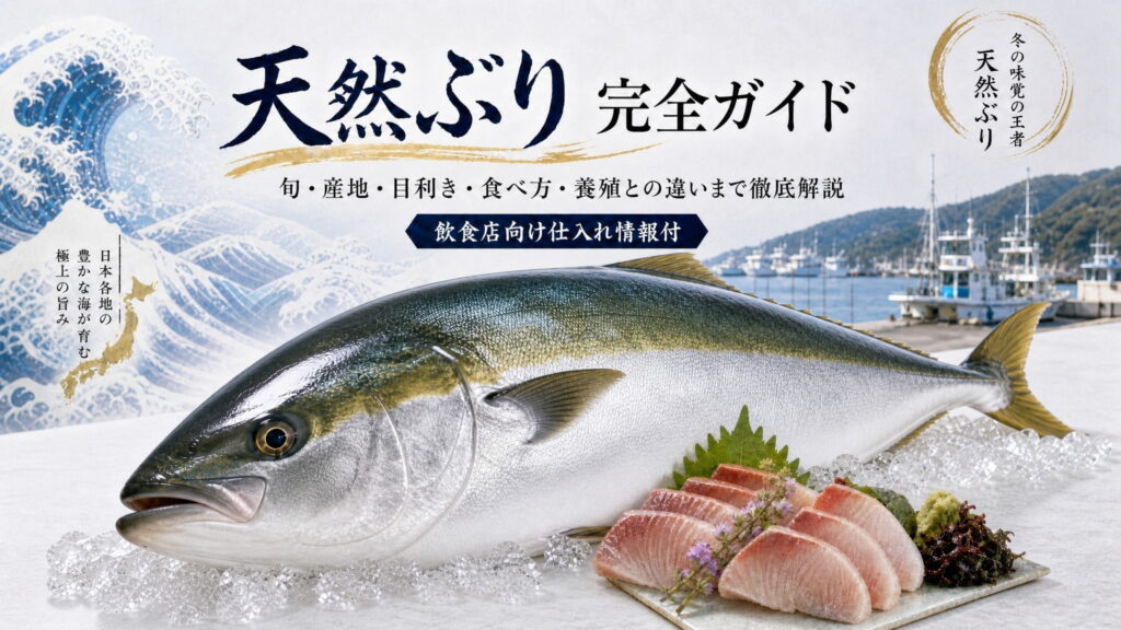 天然ぶり完全ガイド｜旬・産地・目利き・食べ方・養殖との違いまで徹底解説【飲食店向け仕入れ情報付き】