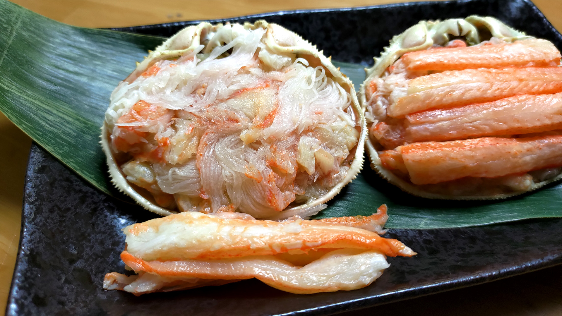 北海道産本ズワイガニ甲羅盛構成