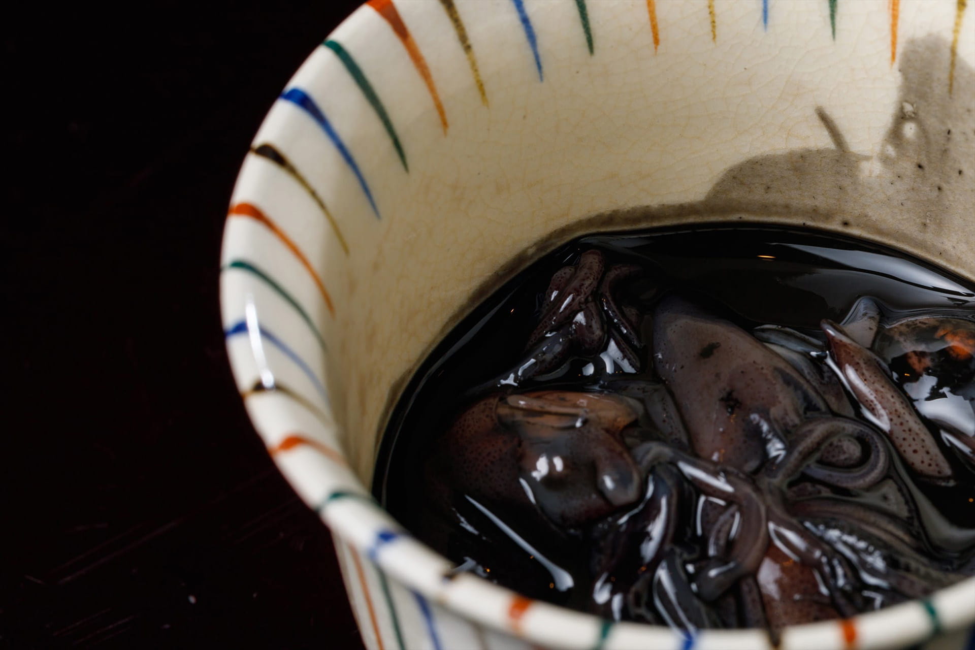 ホタルイカ黒作り