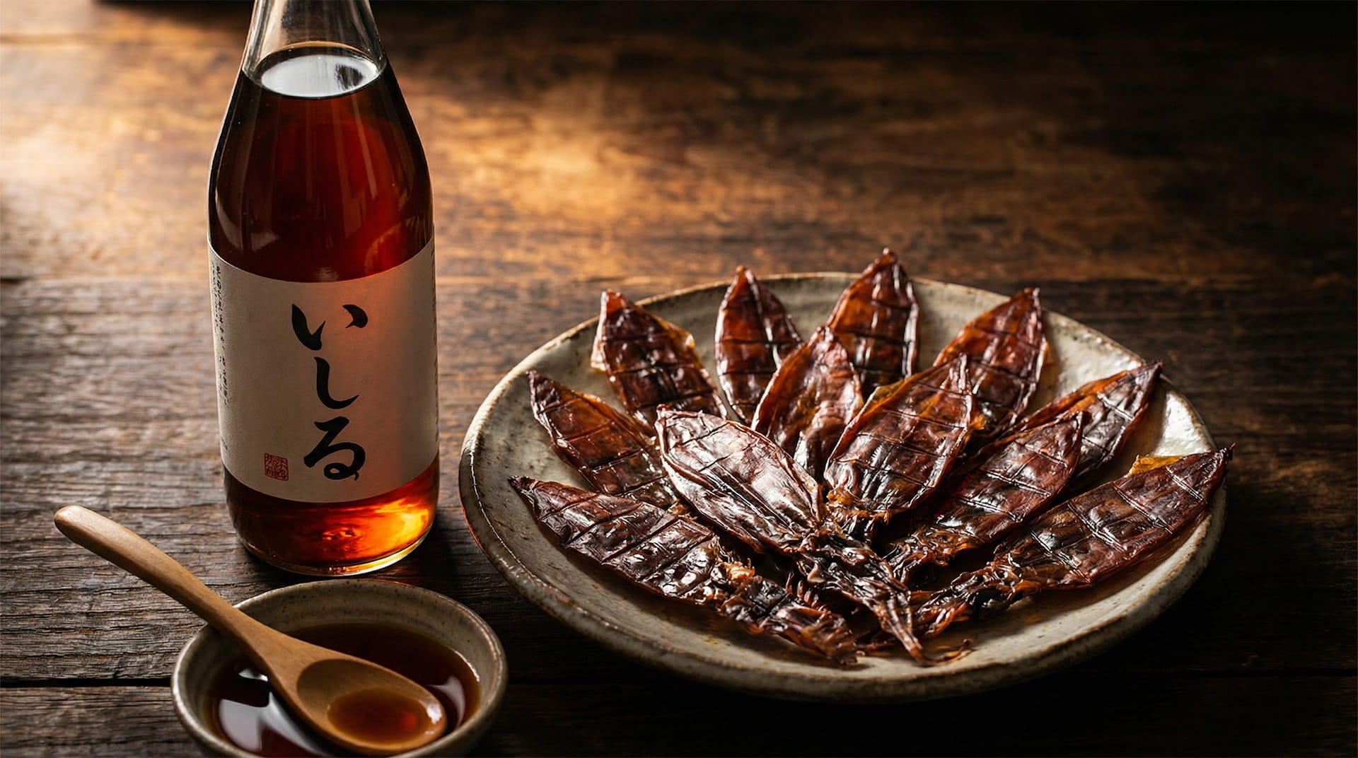 ほたるいかいしる干し